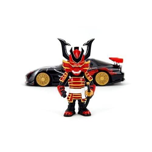 Jada Toys Lab Monkeys 1:24 1993 マツダ RX-7 ダイキャストカー \u0026 2.75インチ サル フィギュアの画像