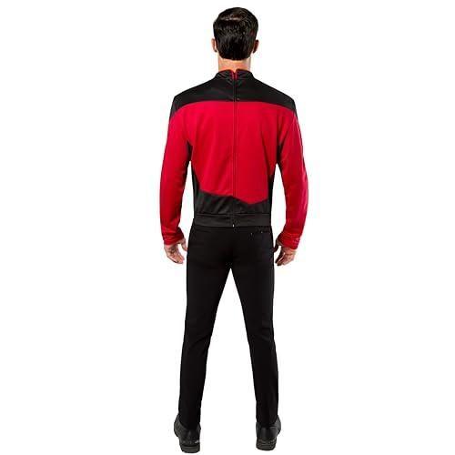 TNG スタートレック 赤シャツ デラックス 大人用 コスチュームハロウィンサイズ：Medium_3