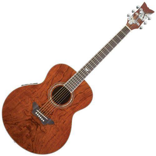 激安直営店 Jumbo Butterfly デイジーロック Rock Daisy Acoustic-Electric エレクトリ Butterfly Bubinga Guitar， エレキギター