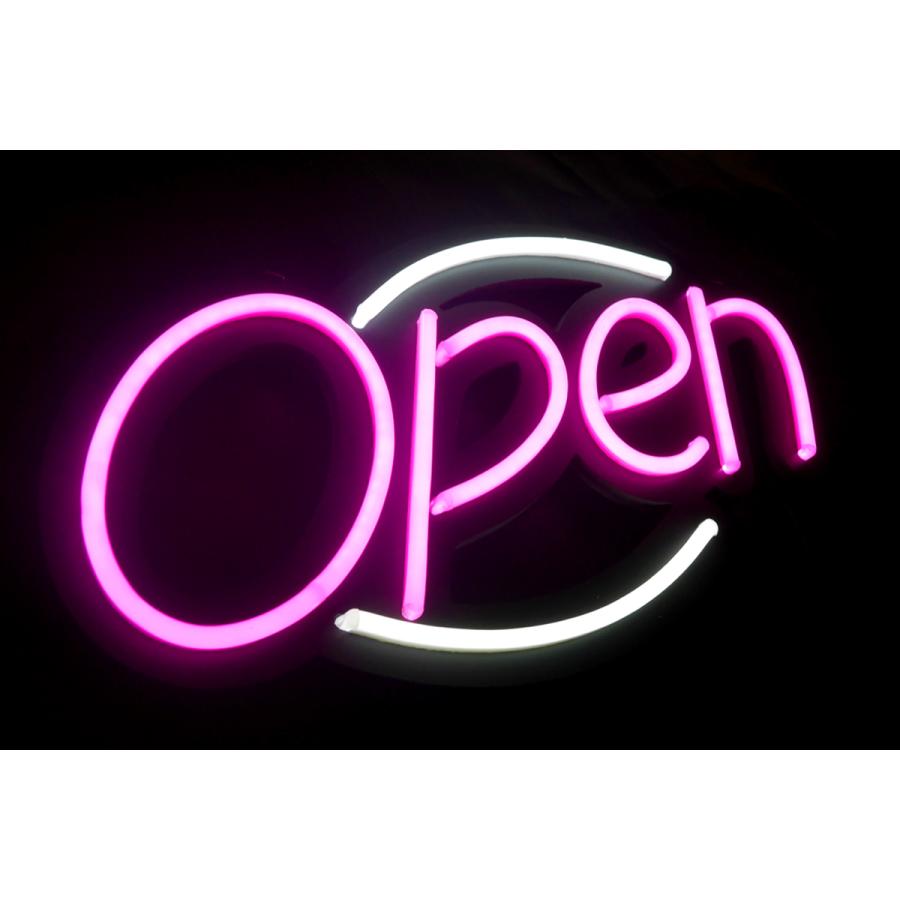 ネオン管風 LED看板 Open オープン ネオンサイン インテリア 