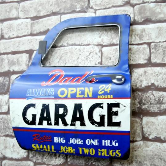 アメリカンレトロ ドア型プレート ブリキ アメリカ雑貨 壁掛け OPEN