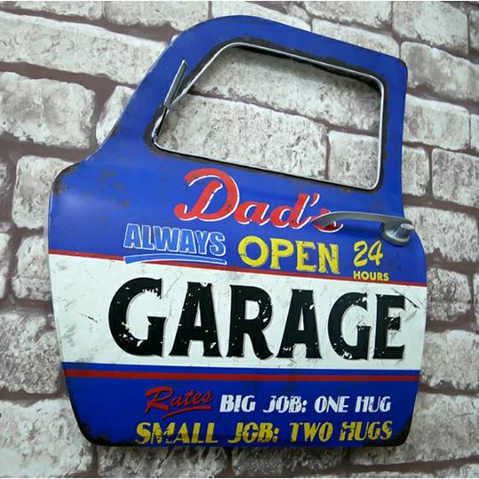 アメリカンレトロ ドア型プレート ブリキ アメリカ雑貨 壁掛け OPEN