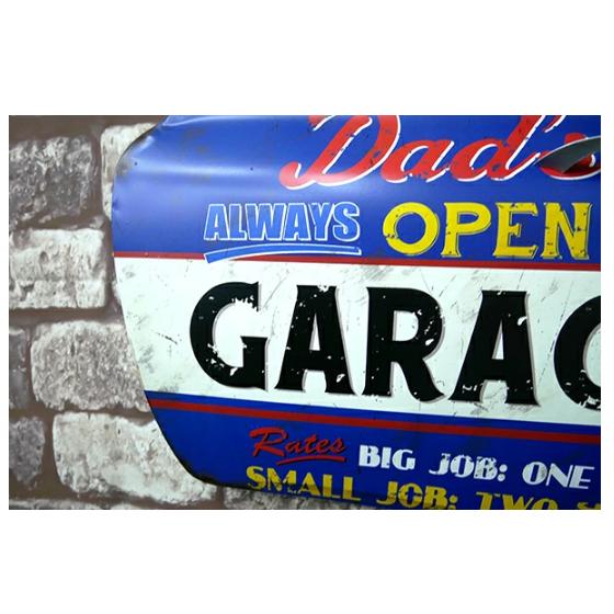 アメリカンレトロ ドア型プレート ブリキ アメリカ雑貨 壁掛け OPEN