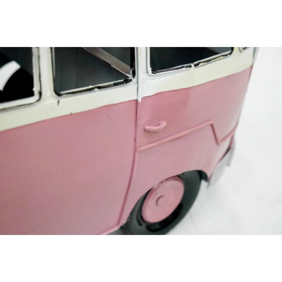 アメリカンレトロ ブリキ ワーゲンバス サーファー ピンク アメリカン雑貨 ブリキ雑貨 アンティーク おもちゃ Bz 10 Worldnetヤフーショッピング店 通販 Yahoo ショッピング