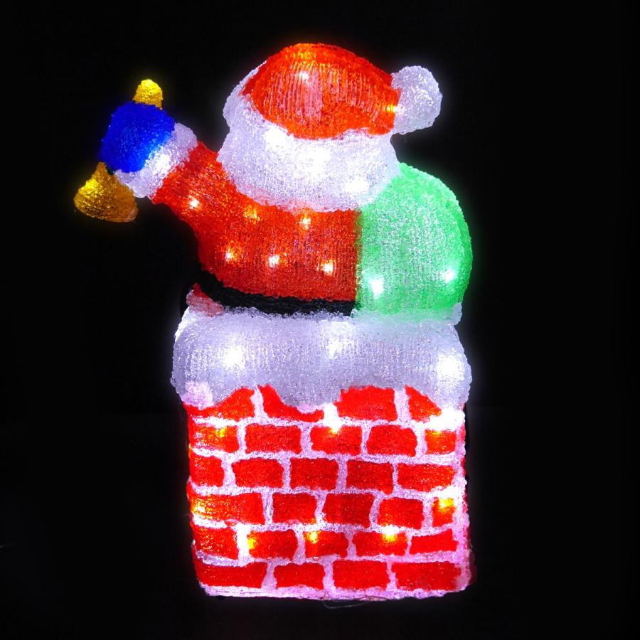 激安特価 煙突サンタ サンタ モチーフライト サンタクロース イルミネーション クリスマス Www Listentotheworld Net