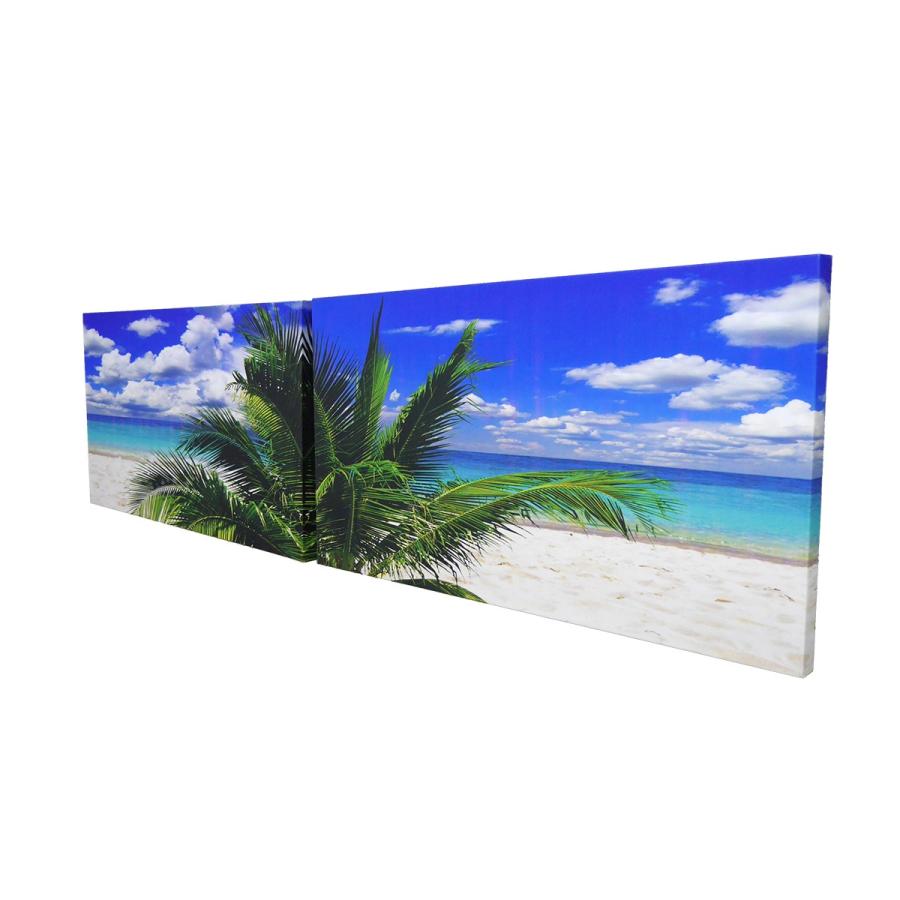 国内正規総代理店アイテム インテリアアートパネル 油彩絵画 壁掛け装飾 モダン バリ絵 アジアン 雑貨 ハワイ 海 おしゃれ 総長150 総高40cm 2枚セット 47 Supplystudies Com