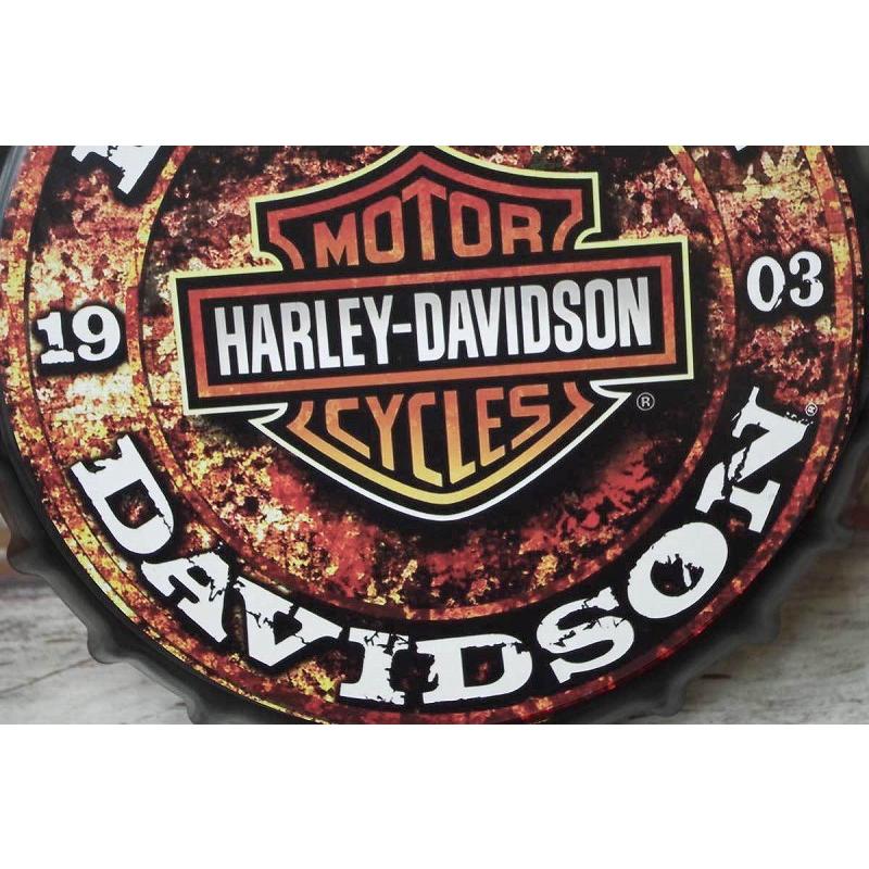 王冠 ブリキ看板 蓋 ハーレーダビッドソン HARLEY DAVIDSON バイク アメリカン雑貨 ヴィンテージ アメリカンレトロ 雑貨 35cm  BZ-47｜worldnet｜07