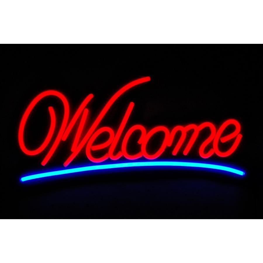 ネオン管風 LED看板 Welcome ウェルカム ネオンサイン インテリア ディスプレイ 雑貨 BAR バー 店舗【NK-13】  :10002703:WORLDNETヤフーショッピング店 - 通販 - Yahoo!ショッピング