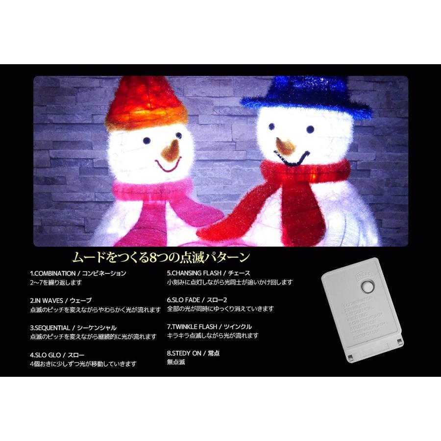 予約 クリスマス 可愛い雪だるまカップル スノーマン ビッグサイズ90cm Led イルミネーション モチーフライト 立体 3d Ledライト Kr 33 10002903 Worldnetヤフーショッピング店 通販 Yahoo ショッピング
