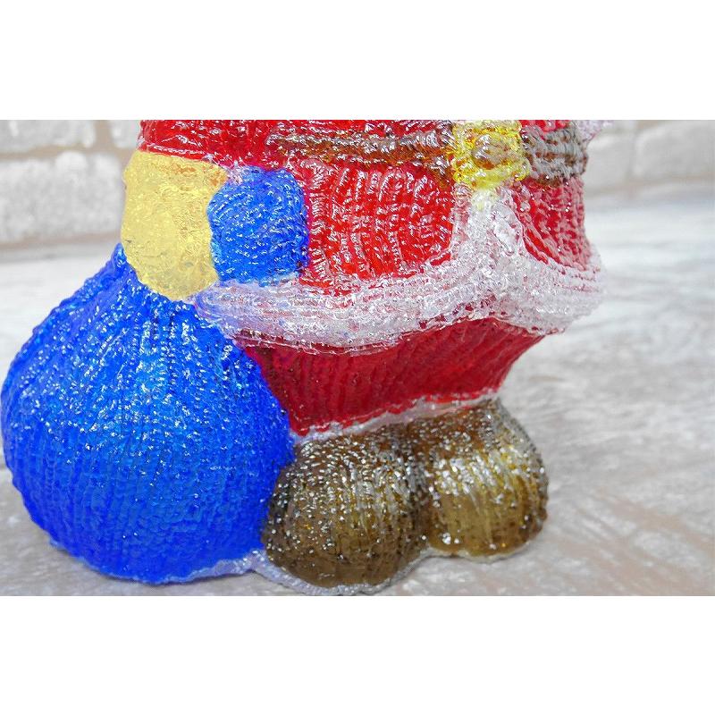 イルミネーション 可愛いサンタ LED USB サンタクロース 高さ35cm