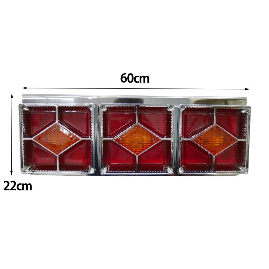 菱形テールライト 3連 トラックテール 24V ハロゲン レトロ 左右セット 赤黄 中・大型トラック用 角型テール デコトラ L字ステー 52 :10002985:WORLDNETヤフーショッピング店 - 通販 - Yahoo!ショッピング 菱形テールライト 3連 トラックテール 24V ハロゲン レトロ 左右セット 赤黄 中・大型トラック用 角型テール デコトラ L字ステー 52 :10002985:WORLDNETヤフーショッピング店 - 通販 - Yahoo!ショッピング