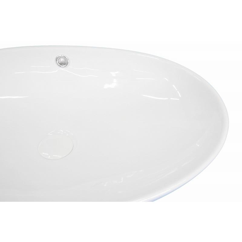 豪華 洗面ボウル デザインシンク 洗面台 トイレ 水周り おしゃれ ナチュラル DIY 家具 インテリア 手洗い鉢 排水ホース付き 楕円形 WB-01 | ブランド登録なし | 03