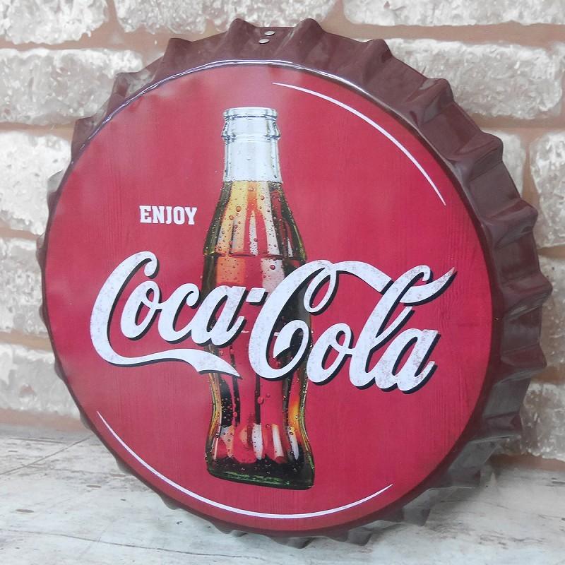 Coca Cola コカ・コーラ ブリキ看板 昭和レトロ ヴィンテージ 全長