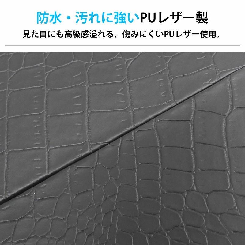 ワインディングマシーン ウォッチワインダー 4本巻き 10本収納 自動巻き時計 静音設計 腕時計 マシン クロコ型押し 型押し 黒 PUレザー WM-02KU｜worldnet｜06