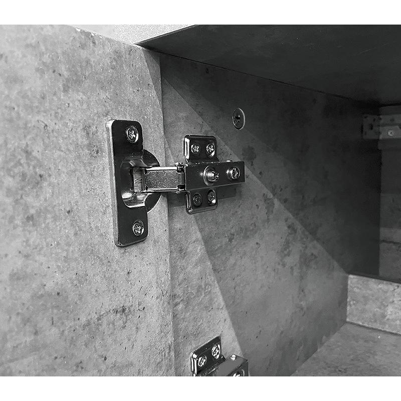 予約 展示品 化粧台 洗面台セット 洗面台 コンクリート風 シングルレバー 混合 水栓 シンプル 鏡 60cm スリム オープニング 大放出セール 新築 混合栓 収納 リフォーム Ws 01