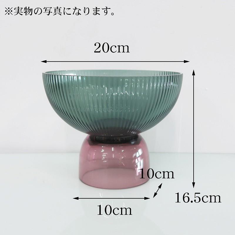 ガラス コンポート 花瓶 フラワーベース 北欧 果物入れ フルーツ ガラス コンポート 花瓶 フラワーベース 北欧 果物入れ フルーツ