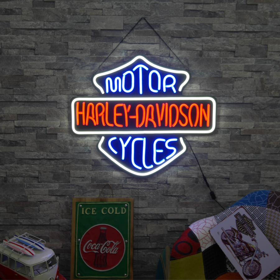 柔らかい ネオン管風 Led看板 ハーレーダビッドソン Harley Davidson ネオンサイン インテリア ディスプレイ 雑貨 カラフル インテリア Nk 30 開店祝い Lisgis Net