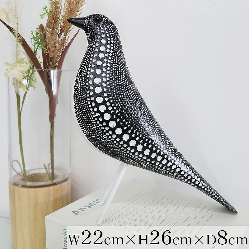 オブジェ モダン 雑貨 置物 鳥 バード ドット 水玉 シンプル オブジェ モダン 雑貨 置物 鳥 バード ドット 水玉 シンプル