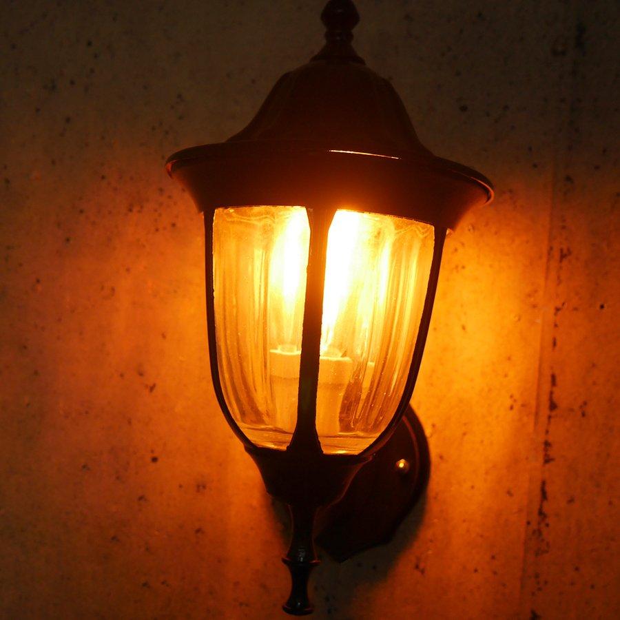 ブラケットライト モダン アンティーク 格子 玄関灯 門灯 庭園灯 屋外 壁面用 照明器具 LED玄関灯 10|worldnet|03