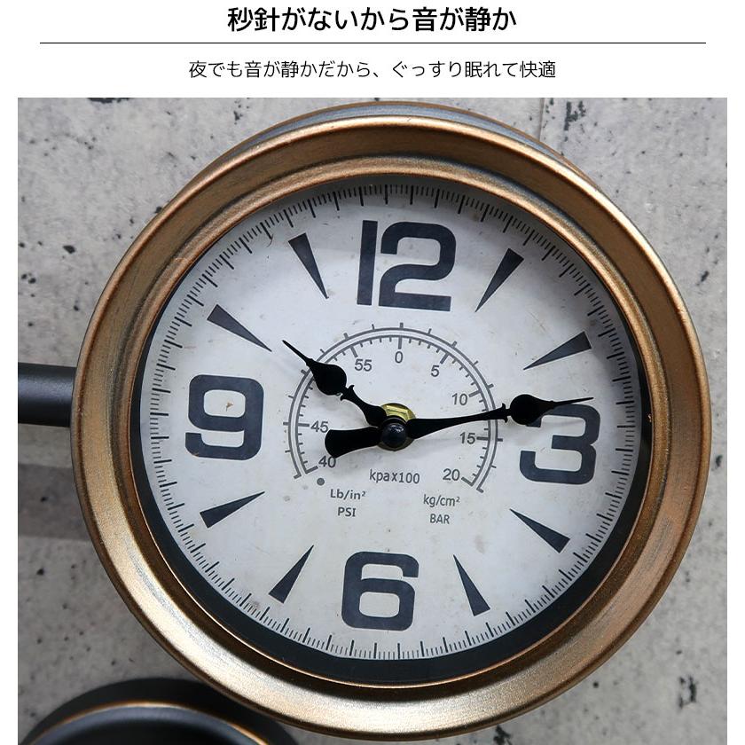 デスククロック(サックス)置時計 インダストリアル カフェ デスククロック(サックス)置時計 インダストリアル カフェ