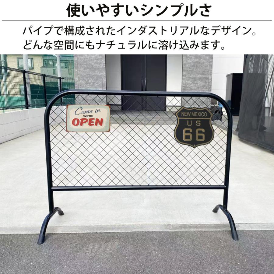 フェンス アメリカンフェンス おしゃれ 幅120cm 屋外 屋内 ガレージ