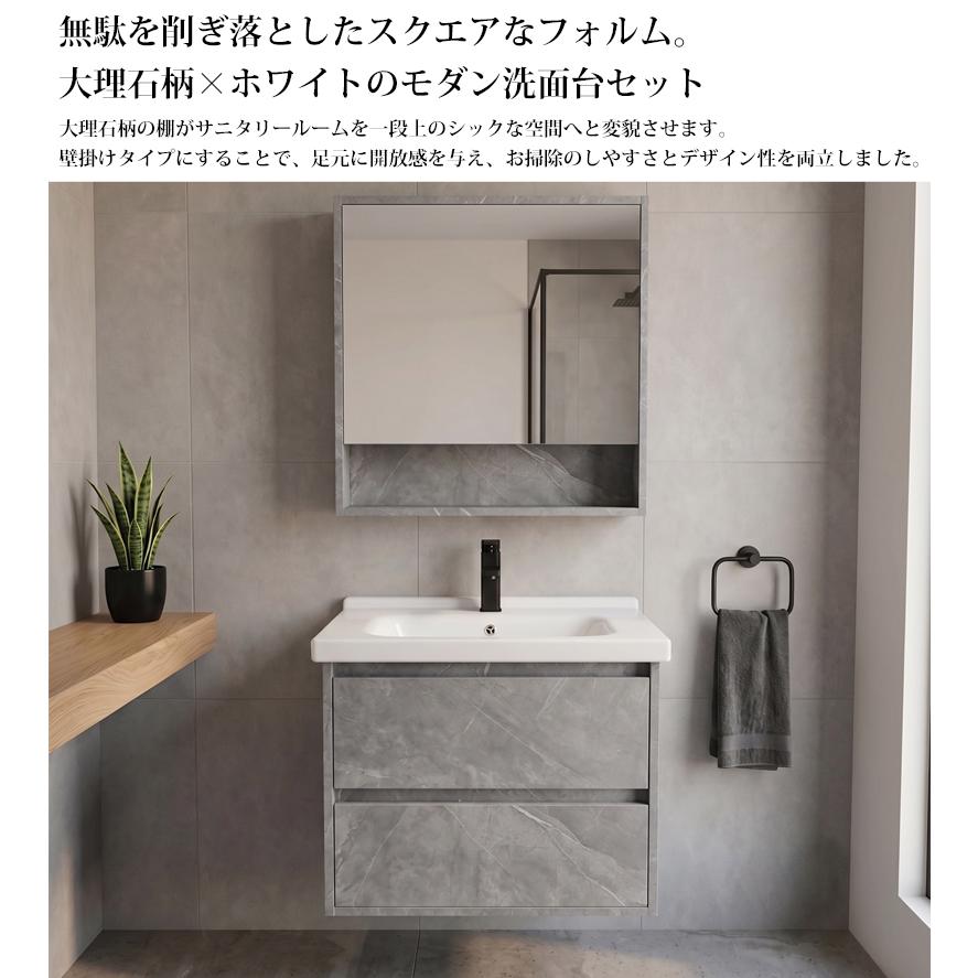 洗面化粧台 洗面台 セット 化粧台 収納 60cm 600mm WS-17LGY 洗面化粧台 洗面台 セット 化粧台 収納 鏡 コンパクト グレー シングル