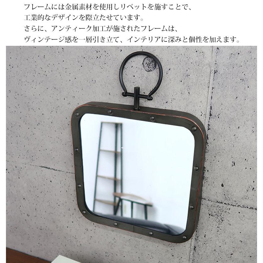 壁掛け ミラー 壁飾り アイアン ウォールミラー 男前インテリア 壁掛け ミラー 壁飾り アイアン ウォールミラー 男前インテリア