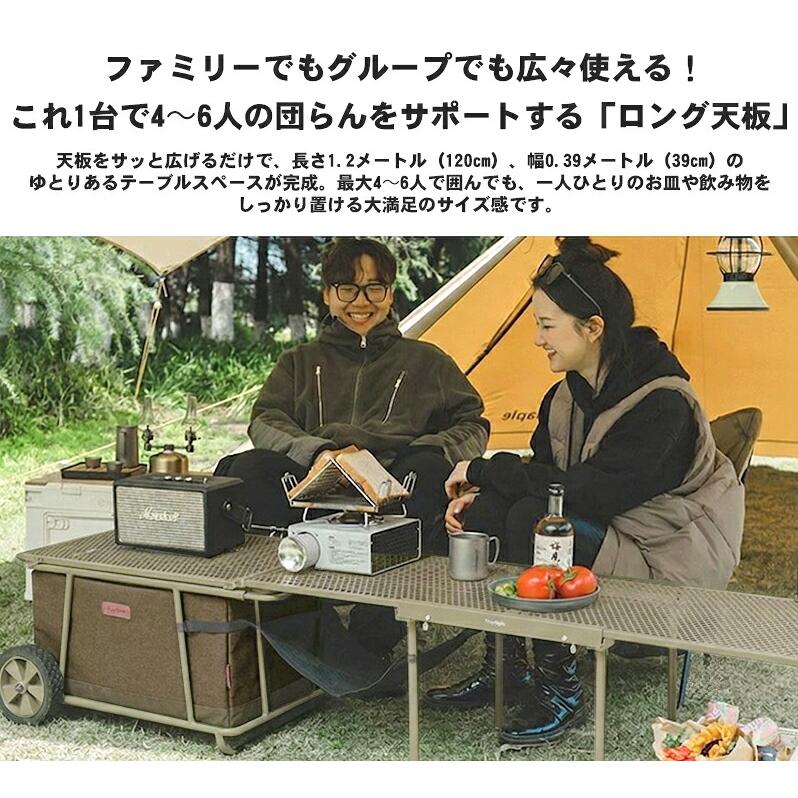 アウトドア ワゴン アウトドアテーブル 折りたたみ キャリーカート アウトドアワゴン フィールドラック キッチンテーブル キャンプ TB-60 | ブランド登録なし | 02
