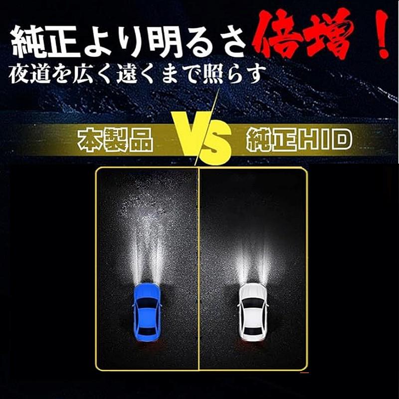 ポン付け仕様 LEDヘッドライト バルブ D4S D4R 車検対応 純正HID交換