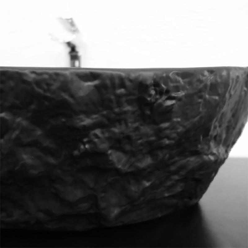 洗面ボウル おしゃれ 570×360mm デザインシンク セメント製 ストーン調