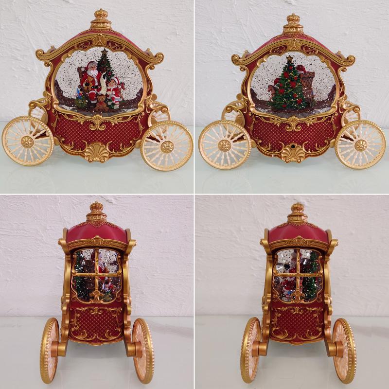 スノードーム クリスマス オルゴール クリスタルボール スノーボール