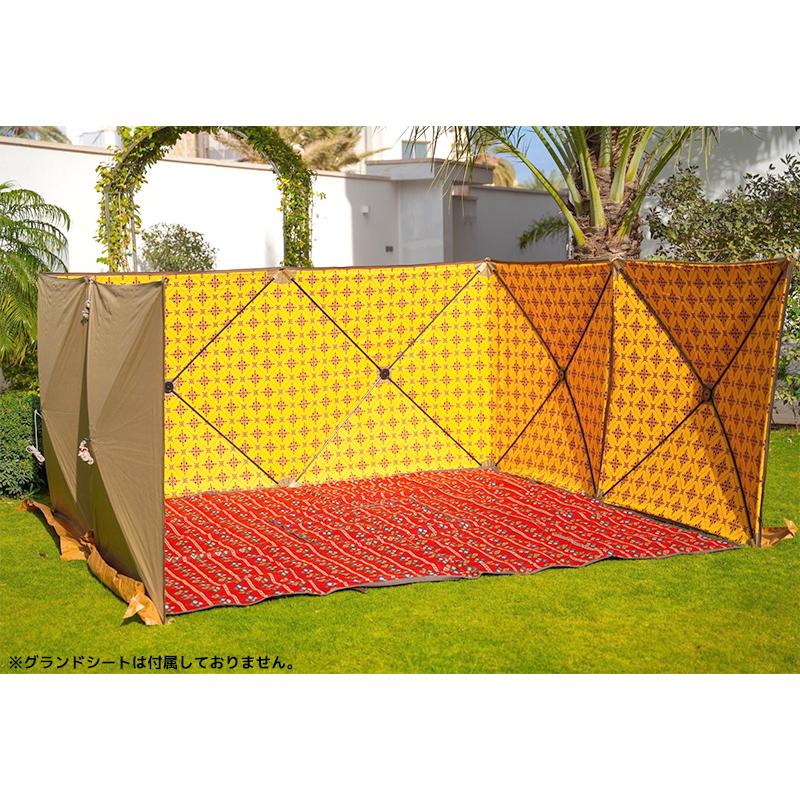 ゲリラセール ポップアップシールドテント 陣幕 ワンタッチ ウィンド