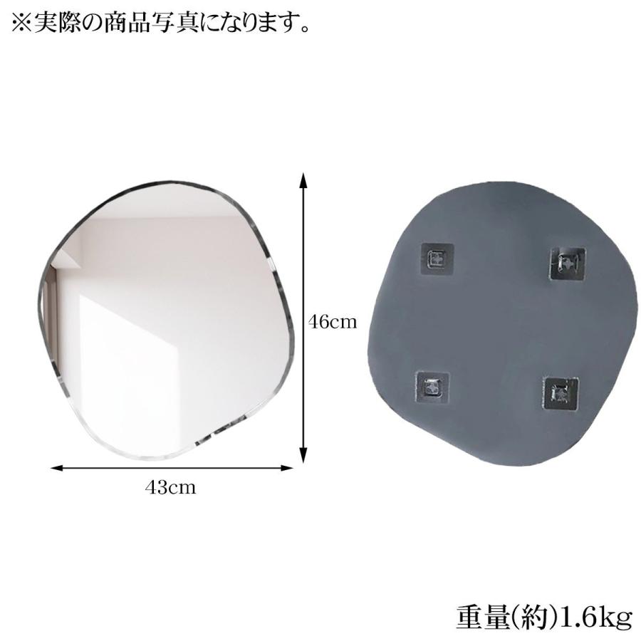 ウォールミラー おしゃれ ウェーブミラー 壁掛け鏡 変形ミラー 韓国