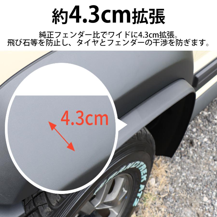 ジムニー ジムニーシエラ JB64 JB74 オーバーフェンダー セット