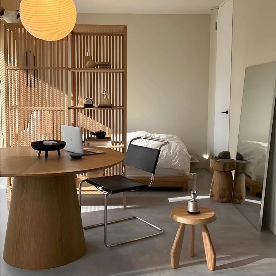 ダイニングチェア 2脚セット 北欧 一人掛け モダン S33 革張り サドル