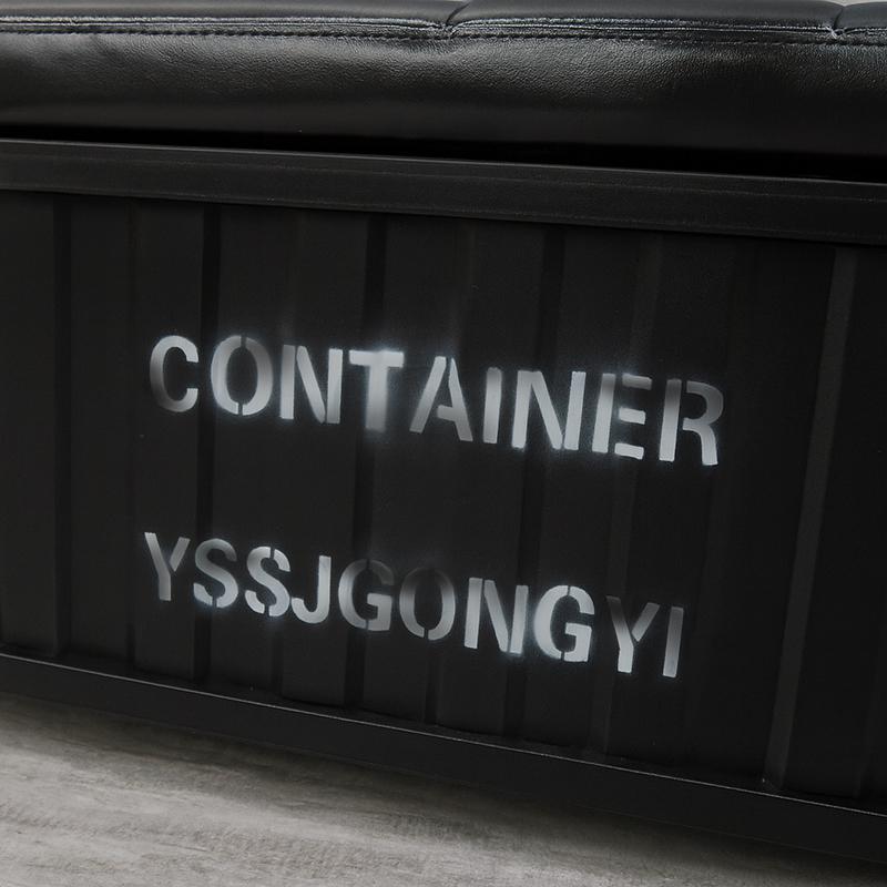 ベンチ コンテナ 収納ベンチ 収納ボックス おしゃれ 蓋付き オットマン  