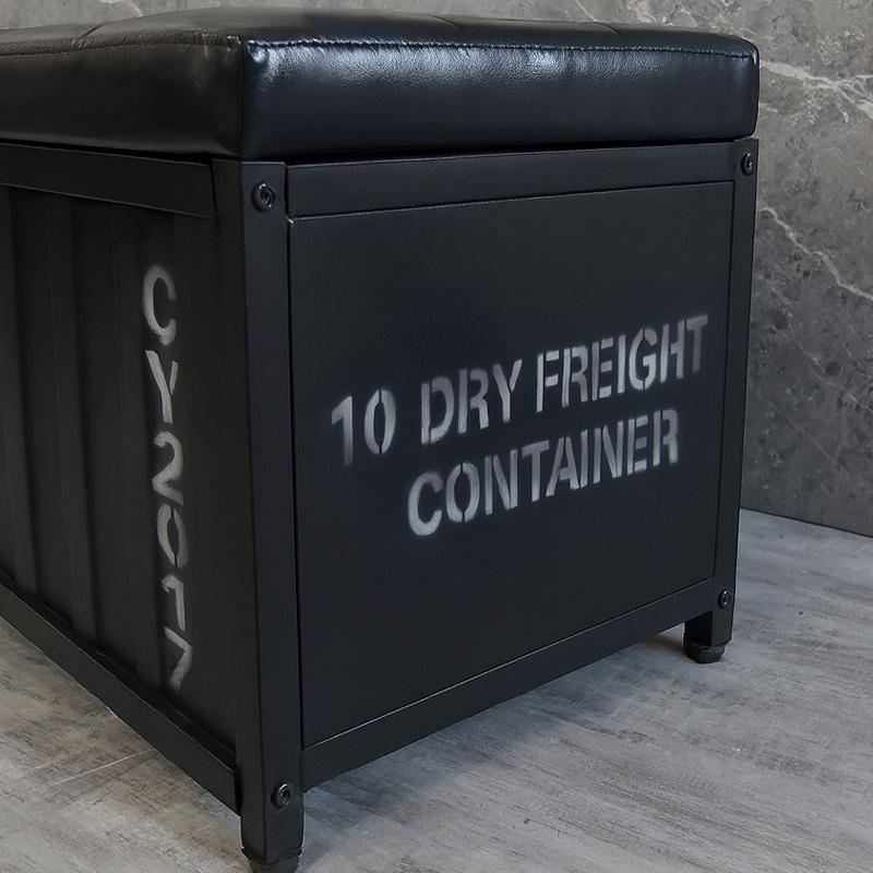 ベンチ コンテナ 収納ベンチ 収納ボックス おしゃれ 蓋付き オットマン