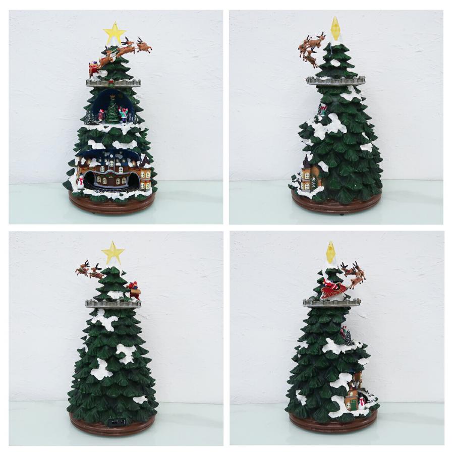 クリスマス 動くジオラマ ジオラマタウン 列車 イルミネーション LED