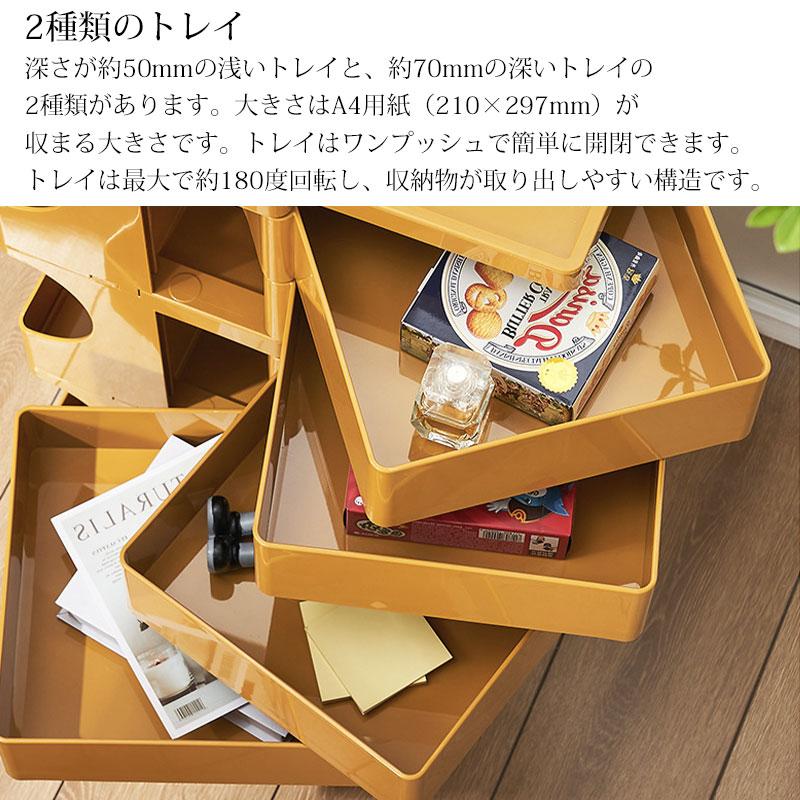 ジョエ・コロンボ ワゴン 3段5トレイ Wagon 収納ラック ジョエ・コロンボ ワゴン 3段5トレイ Wagon 収納ラック