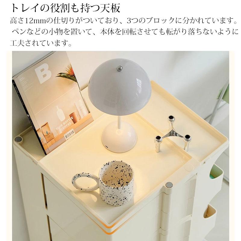 ジョエ・コロンボ ワゴン 3段5トレイ Wagon 収納ラック ジョエ・コロンボ ワゴン 3段5トレイ Wagon 収納ラック