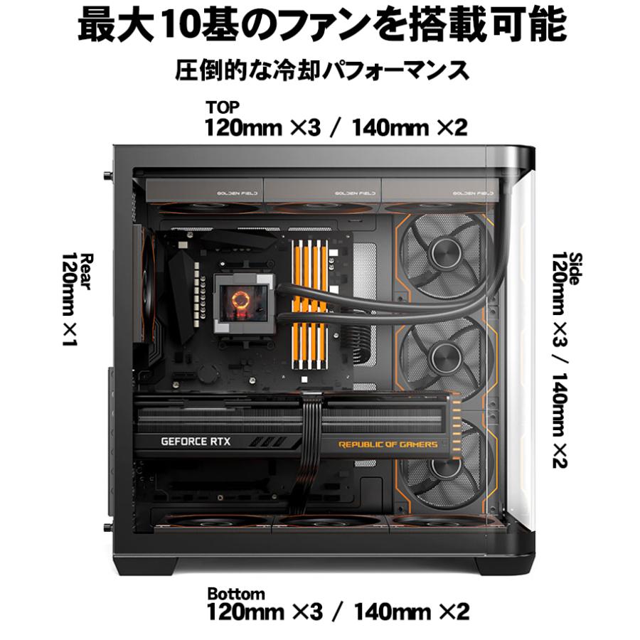 デスクトップ ケース デスクトップケース PCケース ゲーミングPC 270