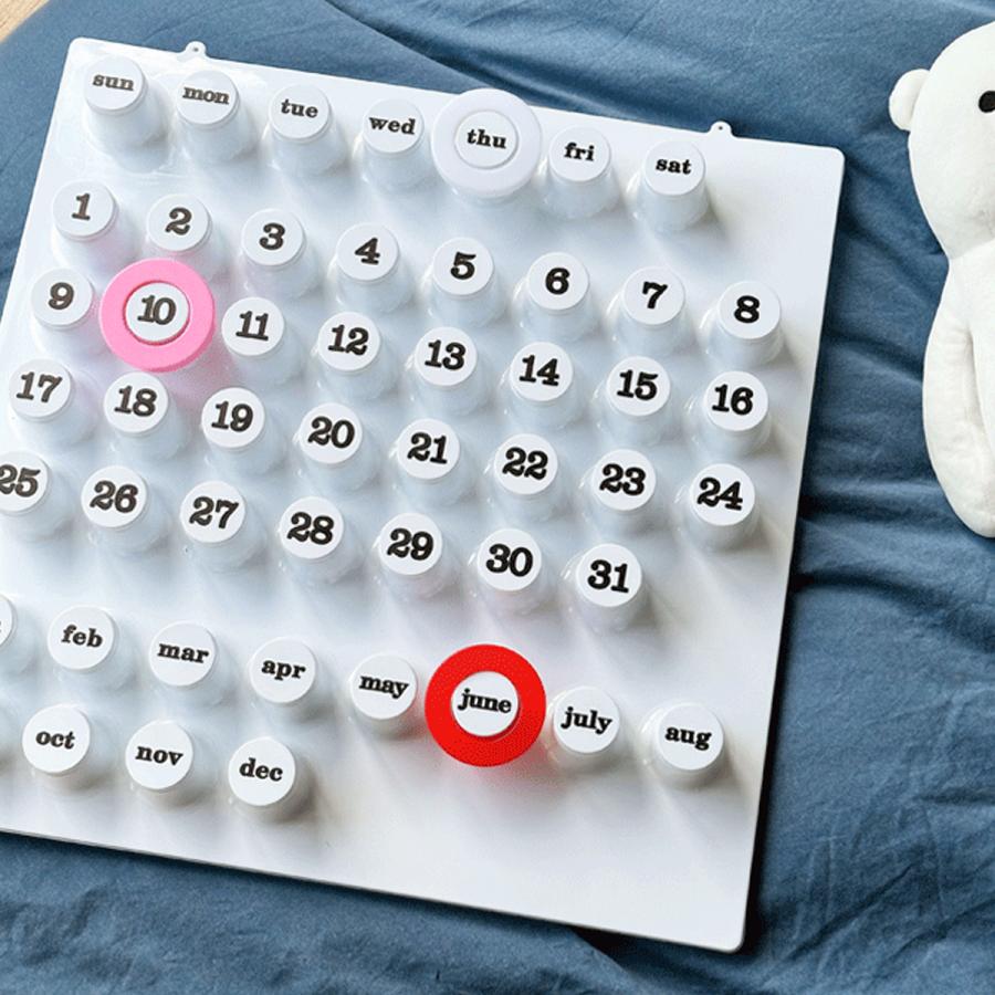 カレンダー 壁掛け 卓上 Ring-A-Date パーペチュアルカレンダー 北欧