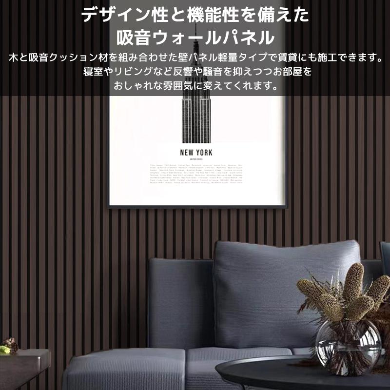 吸音パネル 吸音材 吸音ボード ウッドパネル 音響材 壁材 木製 壁DIY