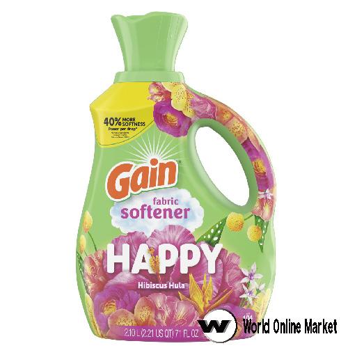 新品 大容量Gain ゲイン 洗濯ビーズ アメリカ洗剤 大容量1060g ゲイン 柔軟剤 ハッピー 2100ml GAIN アメリカ 海外洗剤 : world