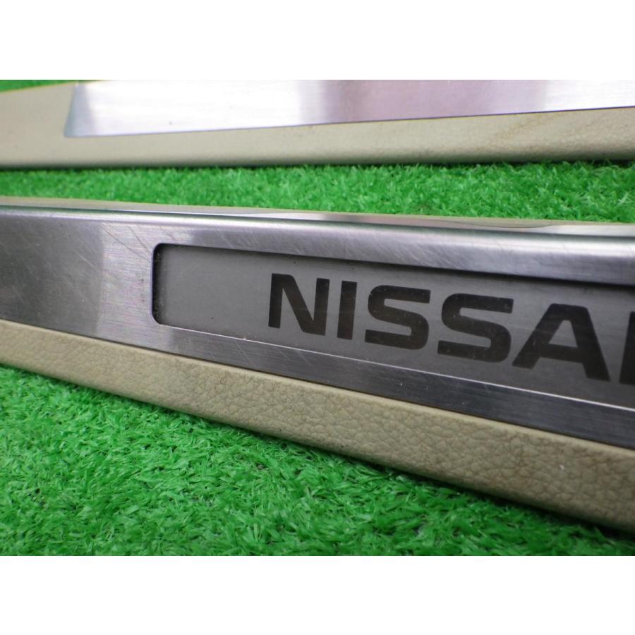 フーガ 日産 Y50 フーガ スカッフプレート 左右セット ジャンク