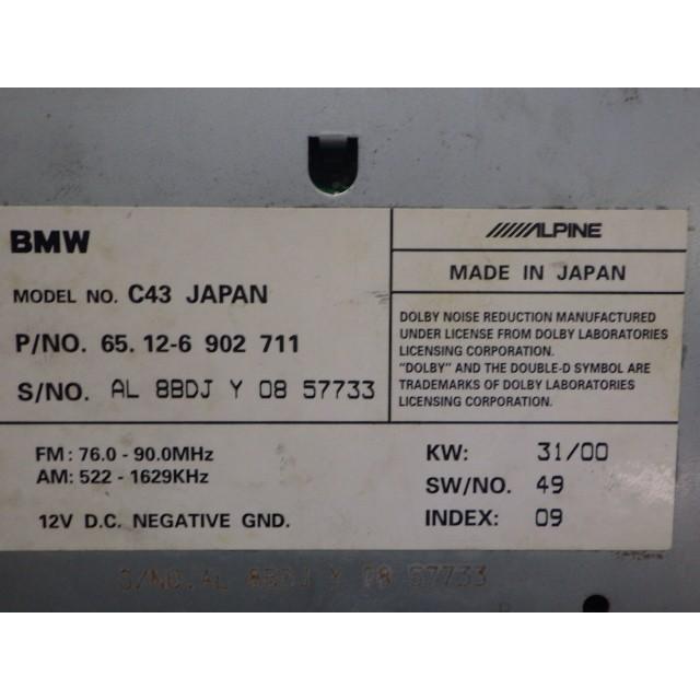 BMW BMW 3シリーズ E46 純正 オーディオ 未チェック品 190729111