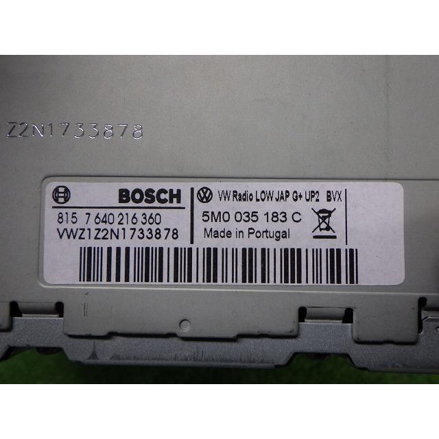 VWポロ 純正 AM FM CD オーディオ VW-5M0 フォルクスワーゲン（Volkswagen） VW 6R系 ポロ 純正 オーディオ 5M0