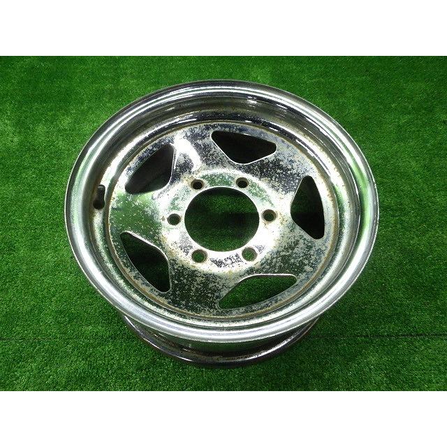 メーカー不明 スチールホイール 1本 14インチ 6J PCD139.7 6H 