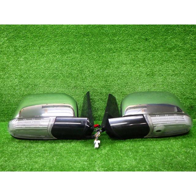 カメラ付 メッキ デリカ D5 前期 CV5W 純正 右左ドアミラー セット  