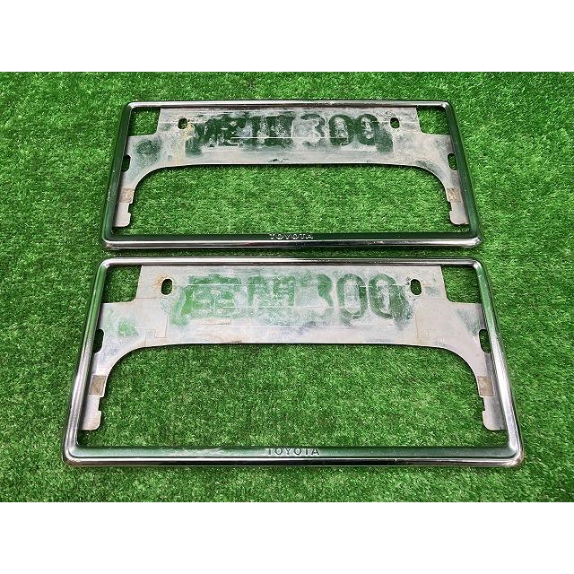 トヨタ（TOYOTA） 純正 08407-00270 ナンバーフレーム 2枚セット